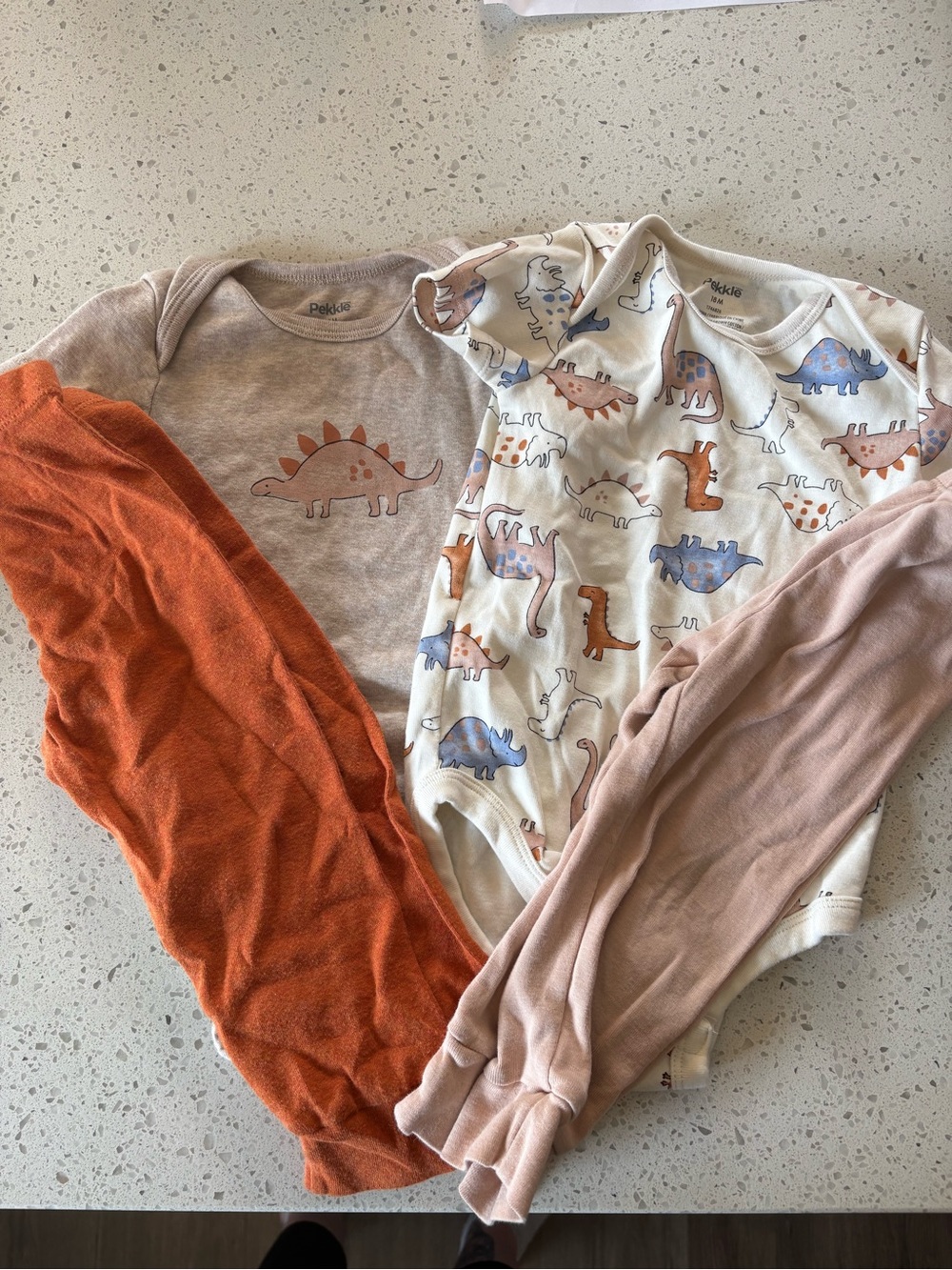 Pekkle Dinosaur Outfit Sets - 18 Months